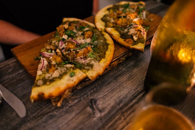 pizza luce catering spread for events