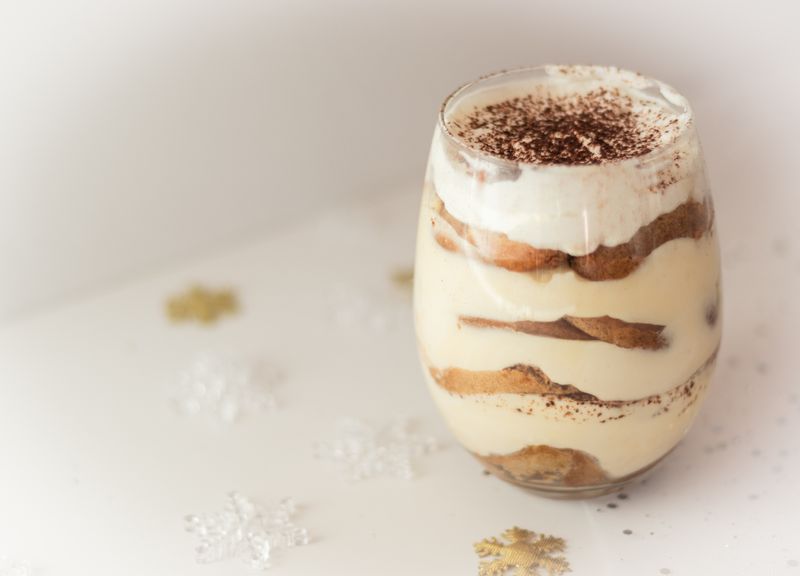 Panna cotta dessert catering
