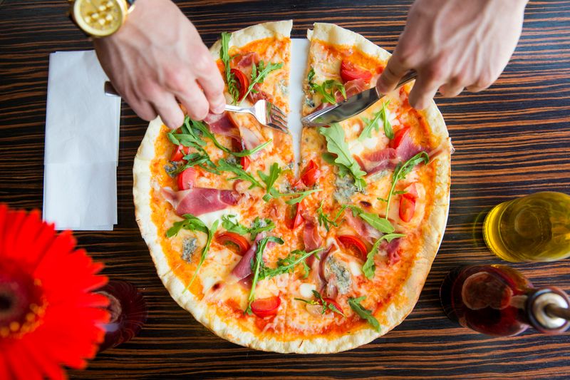 Meat Lovers pizza from pizzaluce